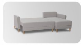 Canapea Largo02 cu functie de pat gri inchis