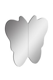 Oglinda Butterfly Silver cu iluminare LED 57x50 Galben