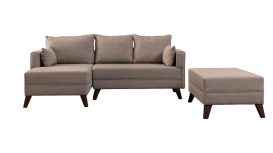 Bella Corner Sofa Left 2 - Crem Coltar 205x140x85 Crem