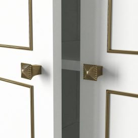 Ravenna2 Dulap cu două uși alb Aur