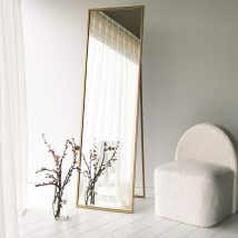 Cool oglindă sufragerie Aur