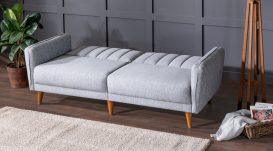 Aqua-TKM03-1008 Set canapea și fotoliu 274x148x85 gri