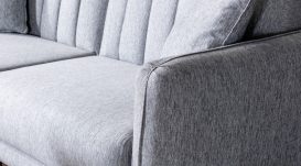 Aqua-TKM03-1008 Set canapea și fotoliu 274x148x85 gri