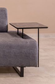 Infinity cu masă laterală - antracit canapea 3 persoane 220x90x80 antracit