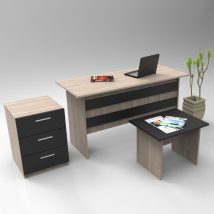 VO9 Set mobilier de birou Stejar Negru