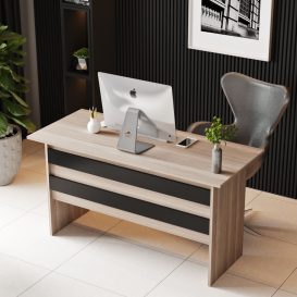 VOGEL12-OB Set mobilier birou Stejar negru