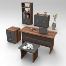 VOGEL14-BA Set mobilier de birou Nuc antracit