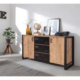 COSMO-TKM.1 Set de mobilier pentru camera de zi, Atlantic Pine negru