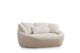 Midye - Love Seat 2 Canapea personala 155x120x67 Crem