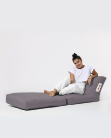 Siesta Sofa Bed Pouf - Scaun Fume Bean Bag 55x40 Fum