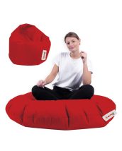 Iyzi 100 Cushion Pouf - Fotoliu Beanbag Roșu 65x65 Roșu