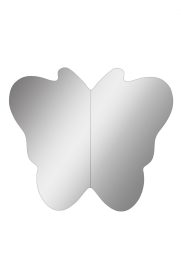 Oglinda Butterfly Silver cu iluminare LED 57x50 alb