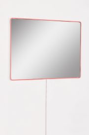 Oglinda dreptunghiulara 40 x 60 cm cu iluminare LED 40x60 Roz