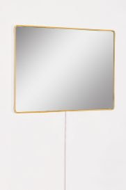Oglinda dreptunghiulara 40 x 60 cm cu iluminare LED 40x60 Galben