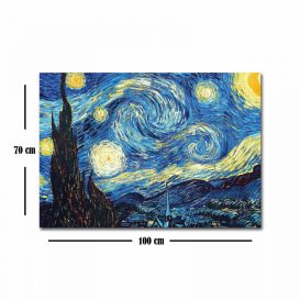 70100FAMOUSART-052 Pictură decorativă pânză 100x70 Multicolor