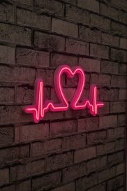 Love Rhythm - Roz Iluminat decorativ LED din plastic 51x2x21 Roz