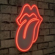   The Rolling Stones - Roșu Iluminare LED decorativă din plastic 36x2x41 Roșu
