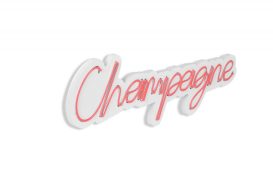 Champagne - Roz Iluminat decorativ LED din plastic 60x2x18 Roz