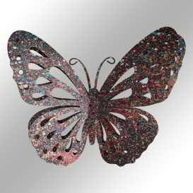 Butterfly Multicolor Decor metalic de perete 30x6x23 Multicolor
