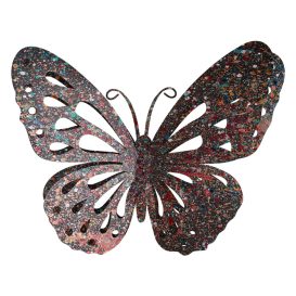 Butterfly Multicolor Decor metalic de perete 30x6x23 Multicolor