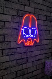 Darth Vader - Roșu 
 albastru Iluminare LED decorativă din plastic 38236 Roșu-albastru