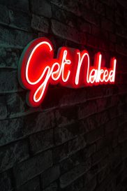 Get Naked - Roșu Iluminare LED decorativă din plastic 62x2x20 Roșu