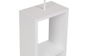 AYD-1799 Lampa din lemn alb 
 ECRU 30x30x140 cm