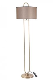 Elips 295 Design interior Lampa de podea Bej 
 Negru Bronz 45x45x170 cm