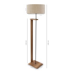 AYD-2822 Lampa din lemn Bej 
 Lemn 21x38x150 cm