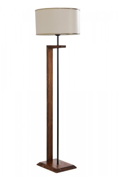 Finli Krema Design interior Lampa de podea Nuc 45x45x165 cm