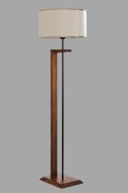 Finli Krema Design interior Lampa de podea Nuc 45x45x165 cm