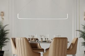 Morcoci - alb, Lumina Galbena Design interior Candelabru alb 102x10x80 cm