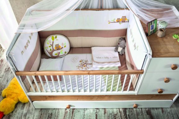 Natura Baby (75 x 115) Set lenjerie de pat pentru bebelusi Multicolor