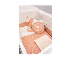 Romantic Baby (75 x 115) Set lenjerie de pat pentru copii alb roz