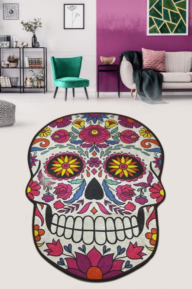Skull Djt (150 x 240) Covor baie Multicolor