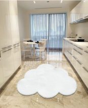 Covor Cloud Plush pentru hol (100 x 150) alb