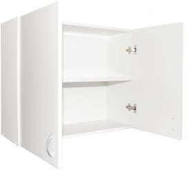 Set dulap de bucătărie Cassio inferior-superior 80 cm în alb