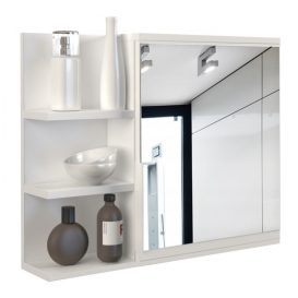 Set mobilier baie Adino Lungo cu dulap de bază Ikeany, chiuvetă, dulap cu oglindă Adino
