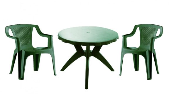 Set mobilier de gradina Franca 2 persoane - Verde