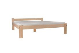 Bucsim II Cadru pat nou lacuit din pin cu cadru pat 160x200, Saltea Aloe Vera 2 Noua