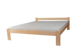   Bucsim II Cadru pat nou lacuit din pin cu rama pat 160x200, cu saltea Adormo Smart 15 cm
