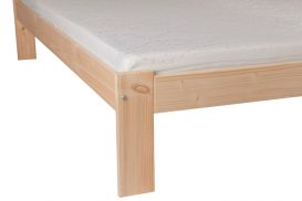 Bucsim II Cadru pat nou lacuit din pin cu rama pat 160x200, cu saltea Adormo Smart 15 cm