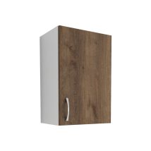   Dulap de bucătărie superioară cu 1 ușă Benita Bronz Stejar-alb 40x30x60 cm