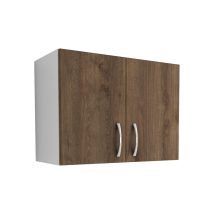   Dulap de bucătărie superioară cu 2 uși Benita Bronz Stejar-alb 60x30x45 cm