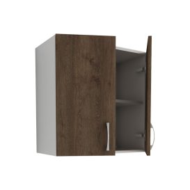 Dulap de bucătărie superioară cu 2 uși Benita Bronz Stejar-alb 60x30x60 cm
