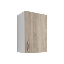   Dulap de bucătărie superioară Benita cu 1 ușă Stejar Sonoma-alb 40x30x60 cm