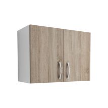   Dulap de bucătărie superioară Benita cu 2 uși Stejar Sonoma-alb 60x30x45 cm
