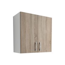   Dulap de bucătărie superioară cu 2 uși Benita Stejar Sonoma-alb 60x30x60 cm
