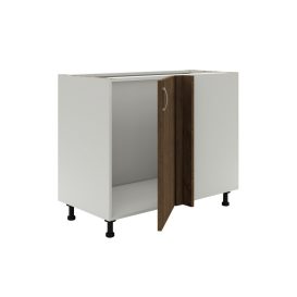 Dulap de bucătărie inferioară cu 1 ușă Benita Bronz Stejar-alb 98x50x80 cm