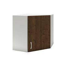   Dulap de bucătărie superioară Benita cu 1 ușă Bronz Stejar-alb 60x60x60 cm